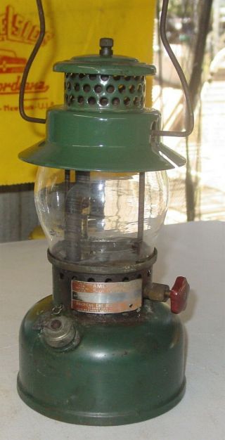 Vintage American Gas Machine (agm) Sun Flame Lantern Model 2471,  Coleman Style