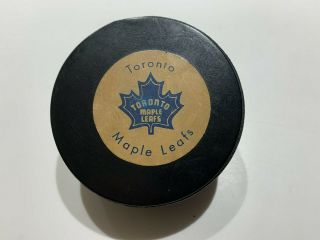 1960s Toronto Maple Leafs Official Game Puck Nhl