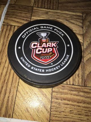 2017 Ushl Clark Cup Official Game Puck Hockey