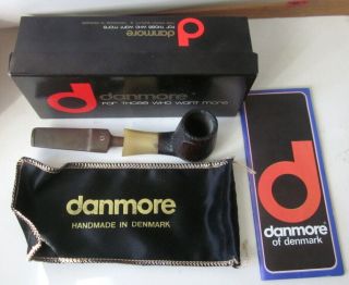 Vintage Danmore 3013 Pipe Hand Made In Denmark In The Box
