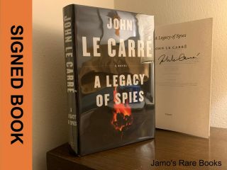 A Legacy Of Spies Signed Book John Le Carre First Print Hardcover Mylar Cover