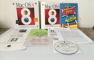 Vtg Mac Os 8 Operating System Software Apple/macintosh - V8.  1