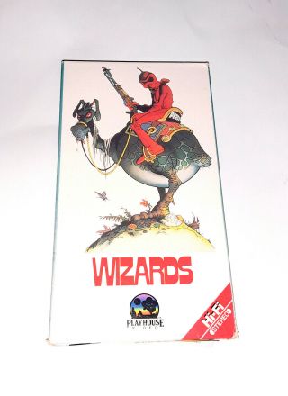Vintage 1987 Wizards Vhs Ralph Bakshi Fantasy Animation