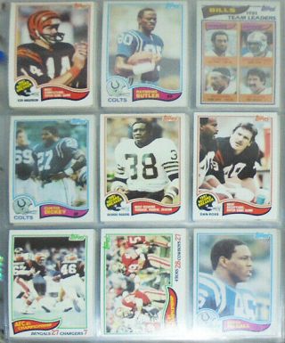 1982 - Topps - Vintage Football Cards Near Complete Set W/stars/hof