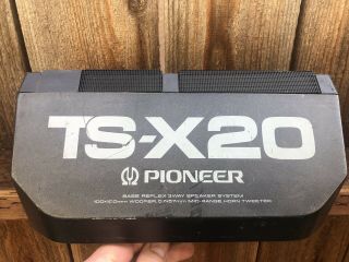 Vintage 1980’s Pioneer Ts - X20 Tested/working Bass Reflex 3 Way Speakers - Japan