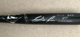 Ronald Acuna Autographed Game Model Bat Atlanta Braves