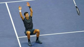 Rare: Novak Djokovic Match Worn and Signed Shirt,  US Open FINAL 2018 5