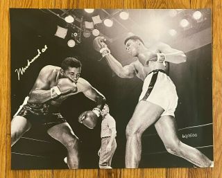 Muhammad Ali Signed 16x20 Photo W/ Floyd Patterson 60/1500 Psa/dna Loa Boxing