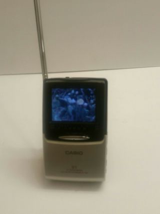 Vintage Casio Handheld Lcd Color Television Ev - 550b Portable Tft Active Matrix
