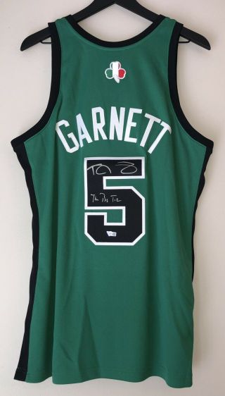 Kevin Garnett Celtics Signed Mitchell & Ness Nba Italy Autograph Jersey Fanatics