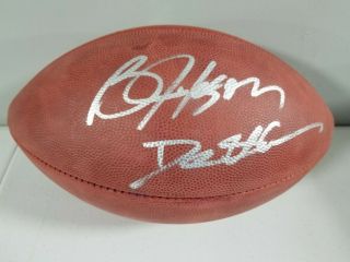 Deion Sanders/bo Jackson Signed Autographed “the Duke” Football Players Holo