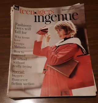 Vintage Teenagers Ingenue Magazines,  1962 - 1963