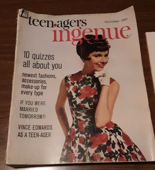 Vintage Teenagers Ingenue Magazines,  1962 - 1963 2