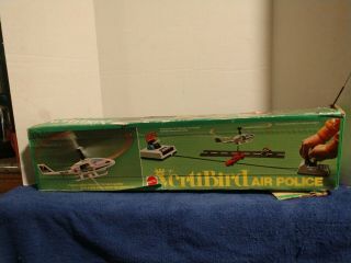 Vintage 1973 Mattel Vertibird Air Police Helicopter Flying Toy W/box As - Is Parts