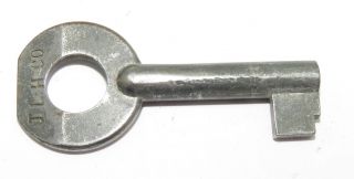 Vintage Jlh Co.  Skeleton Barrel Key 2.  5 "
