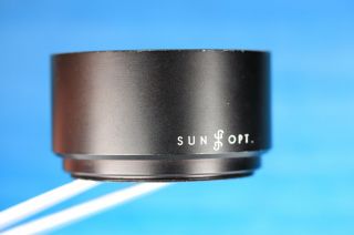 Vintage Sun Optical Lens Shade Hood 55mm Screw - In Black Metal