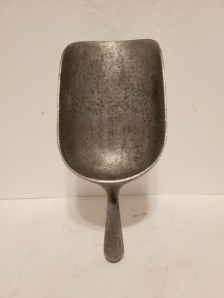 Vintage Cast Metal Aluminum Ice/grain Scoop C.  Size 2