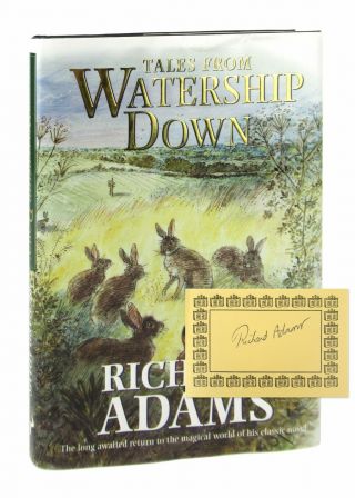 Richard Adams / Tales From Watership Down / Signed Bookplate / First Edition