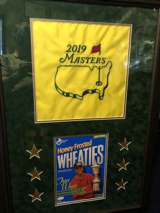 Tiger Woods Autographed 2019 Masters Victory Tribute.  (jsa Cert.