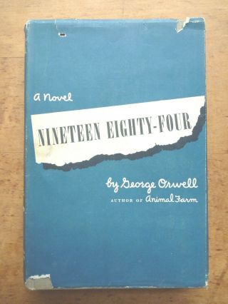 Nineteen Eighty - Four By George Orwell 1949 1st Edition Bce Hc/dj Dystopian Novel