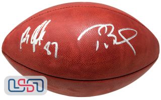 Tom Brady Rob Gronkowski Signed Buccaneers Nfl The Duke Football Fanatics Auth