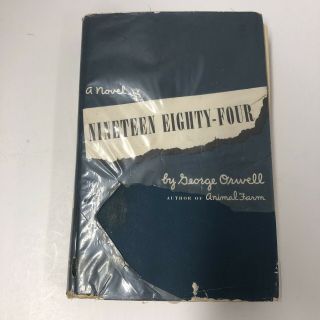 George Orwell 1984 Nineteen Eighty Four First Edition 1949 Dust Jacket