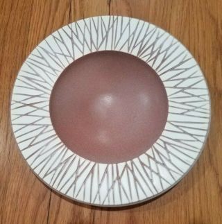 Herb Cohen Vintage Mid - Century Hyalyn Porcelain Decorative Shallow 10 - Inch Dish