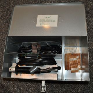 Conso Jet - Lock Carpet Tape Heat Sealer Iron Vintage W/ Tool Box