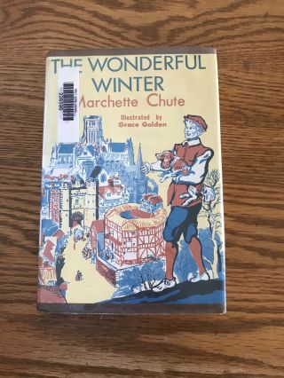 The Wonderful Winter By Marchette Chute,  Hardcover,  Vintage