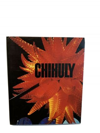 Chihuly Signed Art Glass Coffee Table Book