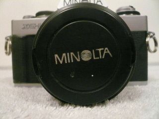 Vintage Minolta XG - 1 35mm Film Camera and Minolta 50mm 1:2 F2 Lens 3