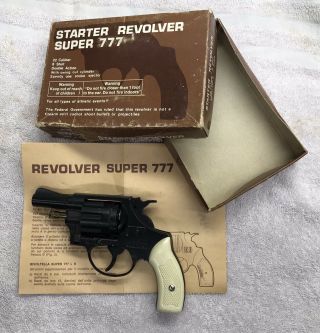 F.  I.  E.  Vintage Toy Starter Gun Blank Revolver