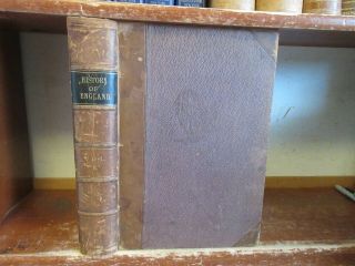 Old History Of England Leather Book 1860 