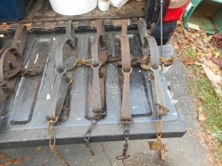4 Vintage Early Victor 4 Double Longspring Traps Victor Newhouse