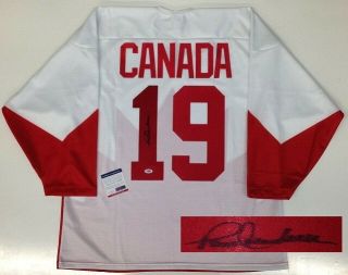 Paul Henderson Signed Team Canada 1972 Jersey Psa/dna Certified Authentic