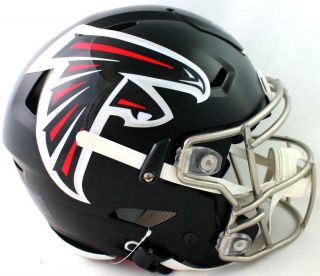 Julio Jones Signed Atlanta Falcons F/s 2020 Speedflex Helmet - Beckett W Auth
