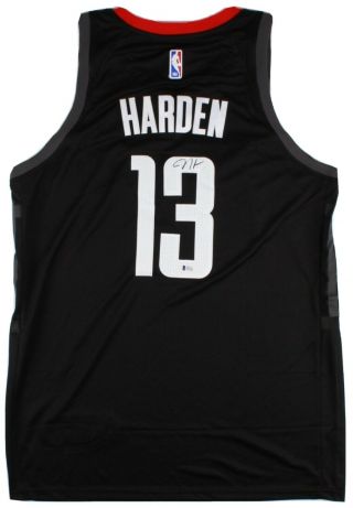 James Harden Signed Nike Houston Rockets Jersey (beckett)