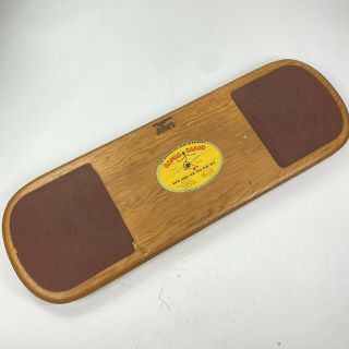 Vintage Bongo Board Balance Trainer Surf Skate Game Board Only No Roller