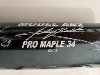 Adrian Beltre Signed Game Bat Xbat 2012 Model Ab2 Pro Maple Psa Certifiable
