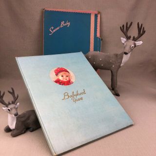 Snow Baby Babyhood Years Vintage Book First 5 Years Memory Keepsake