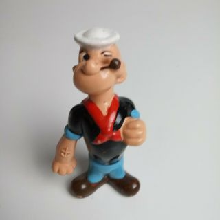 Vintage 1970 ' s Popeye The Sailor Man Plastic Toy Figure King Features Syndicate 2