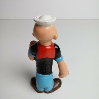 Vintage 1970 ' s Popeye The Sailor Man Plastic Toy Figure King Features Syndicate 3