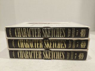Character Sketches From The Pages Of Scripture 3 Vols Complete Set Bible Study