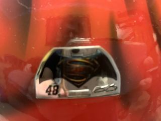 2016 Jimmie Johnson Autographed Full Size Superman Helmet 5