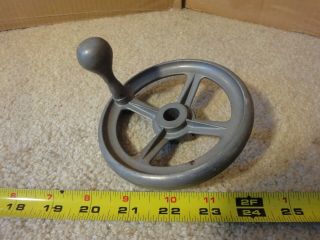 Vintage Milling Machine,  Lathe Hand Wheel,  Knob.  1/2 " Bore,  Cast Aluminum Tool.