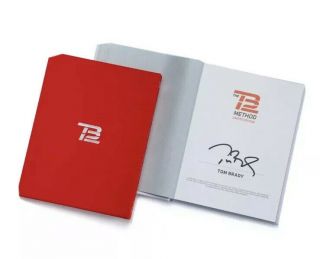 Tom Brady Tb12 Method Signed Book Limited Autographed Special Edition Goat
