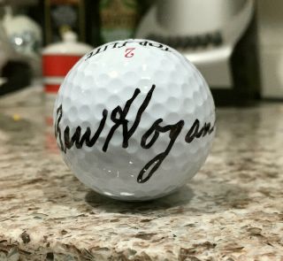 Authentic Ben Hogan Single Signed - Autographed Golf Ball (d - 1997) W/great