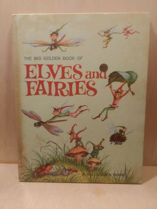 1951 The Giant Golden Book Of Elves And Fairies Jane Werner,  Garth Williams