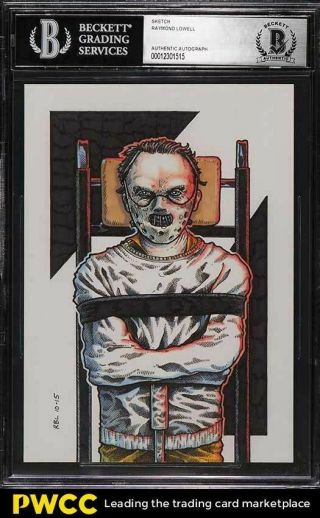 Hannibal Lecter The Silence Of The Lambs Art Sketch Card 1/1 Bas