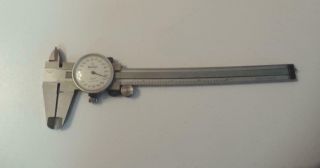 Vintage Mitutoyo 6 " Dial Caliper No.  505 - 626.  001 Stainless - Made In Japan